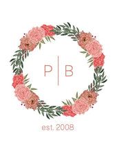 Load image into Gallery viewer, {Floral Circle} Couple Initials & Wedding Year Art