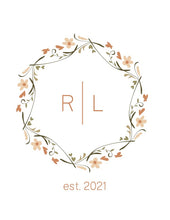Load image into Gallery viewer, {Floral Circle} Couple Initials & Wedding Year Art