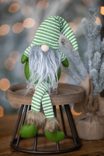 Load image into Gallery viewer, Candy Stripe Christmas Gnomes (Individual) + FREE Fairy Lights!