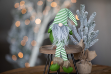 Load image into Gallery viewer, Candy Stripe Christmas Gnomes (Individual) + FREE Fairy Lights!