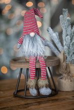 Load image into Gallery viewer, Candy Stripe Christmas Gnomes (Individual) + FREE Fairy Lights!