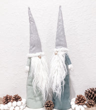 Load image into Gallery viewer, *Mint Green* Old-World Victorian Gnomes - {Set of TWO} + FREE Fairy Lights!