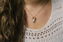 Load image into Gallery viewer, Stunning Reindeer Pearl-Stud Jewelry Set - Earrings & Necklace + FREE GIFT